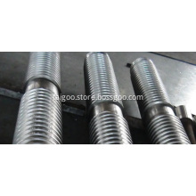 Grooved alloy steel roll